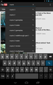 Teclado Android estándar