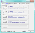 Systeminfo CPUZ Cache