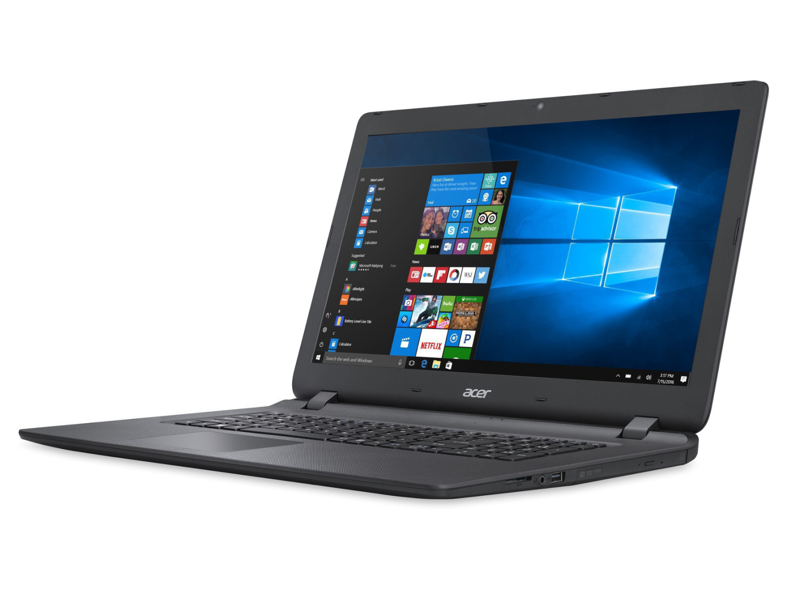 Review del Acer 17 ES1-732 (N4200, 1 TB HDD, HD+) - Notebookcheck.org