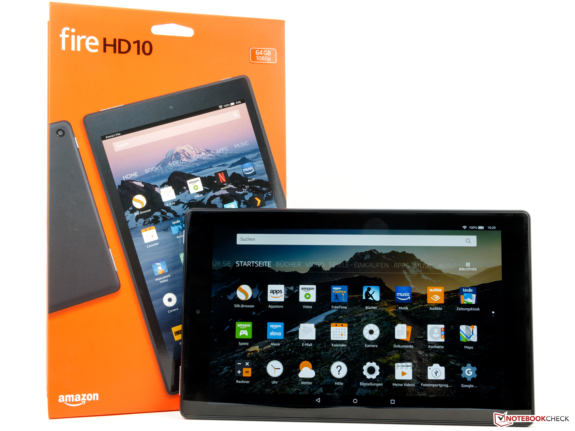 Breve análisis de la tablet Amazon Fire HD 10 (2017) - Notebookcheck.org