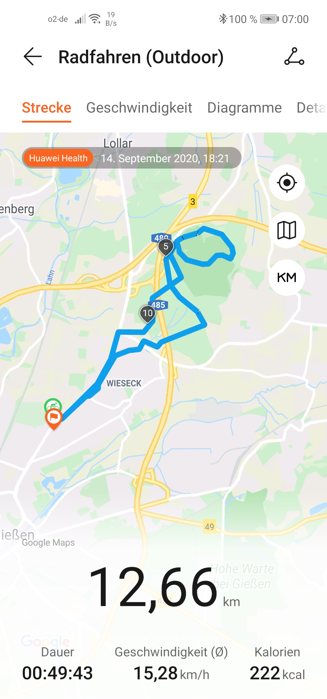huawei gt2 gps maps