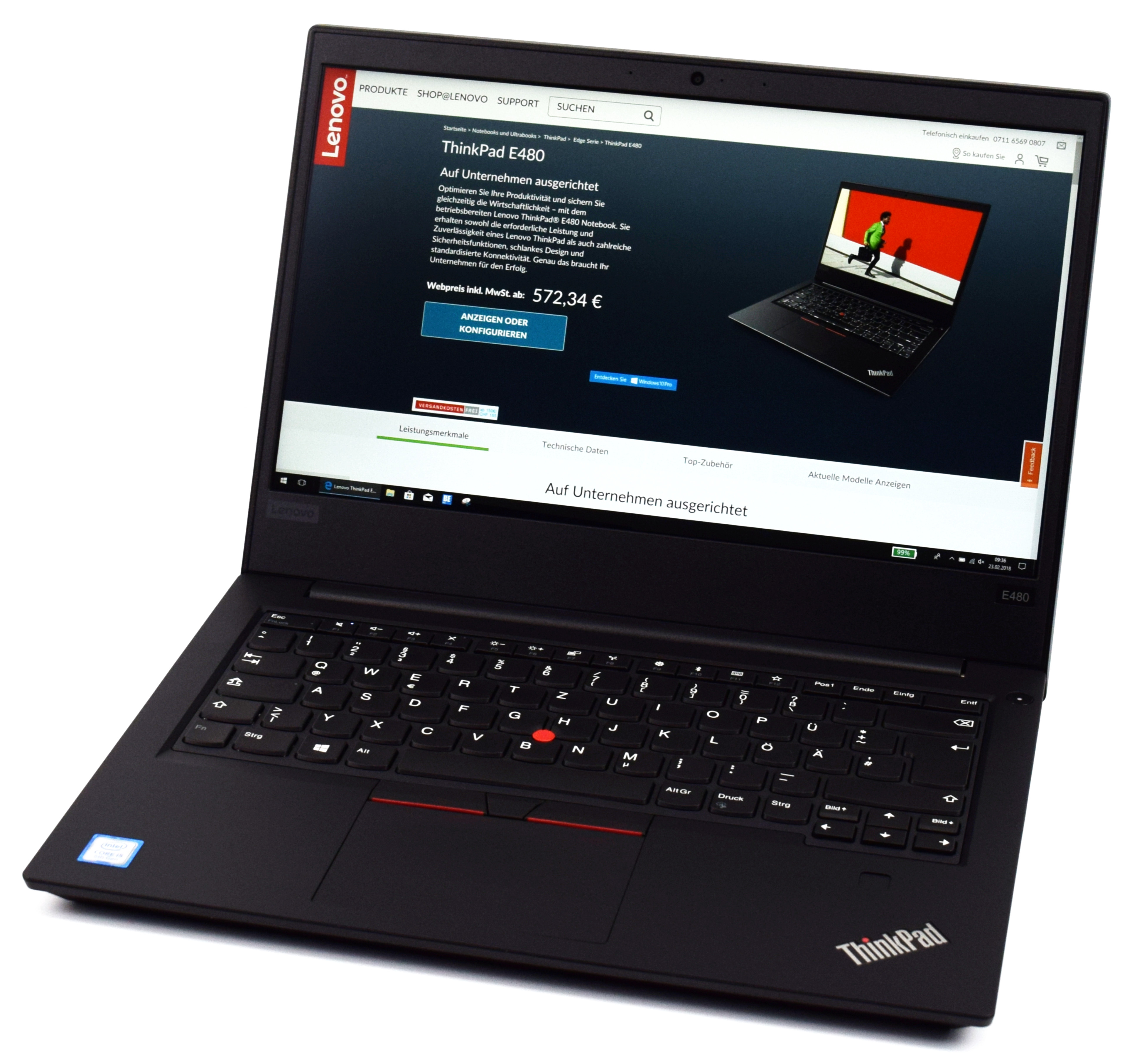 Análisis del Lenovo ThinkPad E480 (i58250U, UHD 620, SSD
