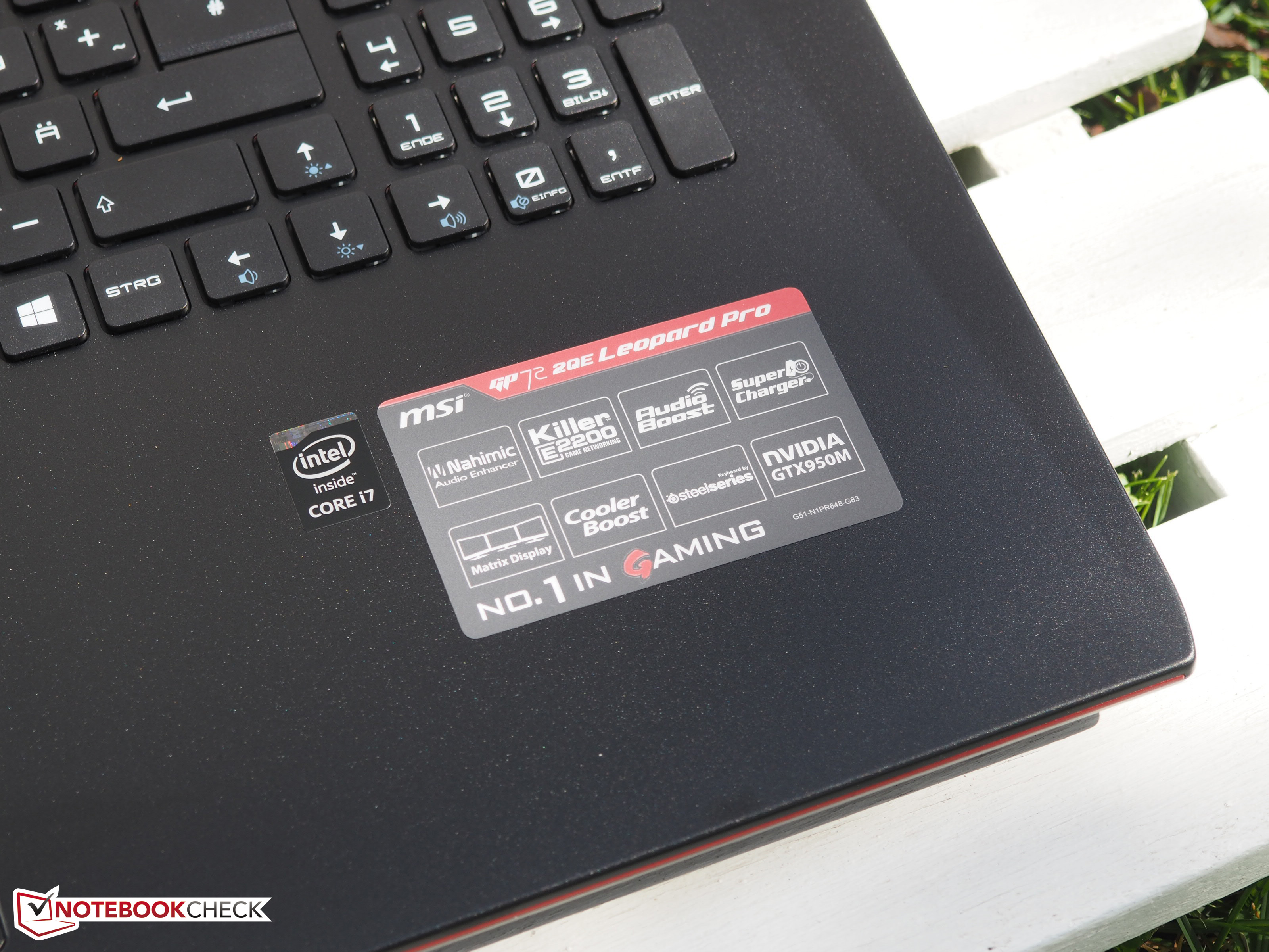 Breve análisis del MSI GP72 2QE Leopard Pro - Notebookcheck.org