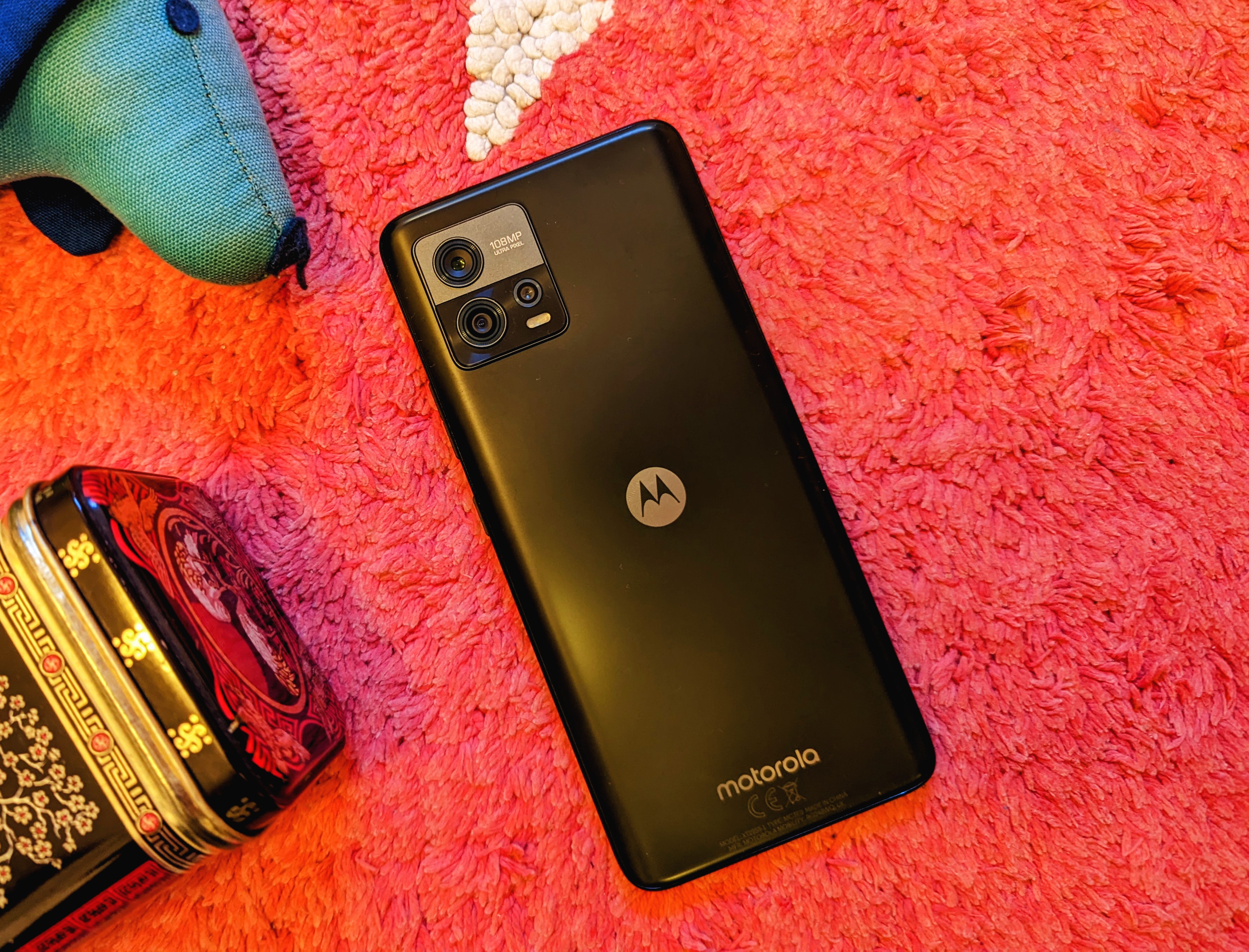 SEAHAI Cover Portafoglio In Pelle Per Motorola Moto G72 – Ultra Sottile, Con Slot Porta Carte, Supporto E Blocco RFID (Marrone)