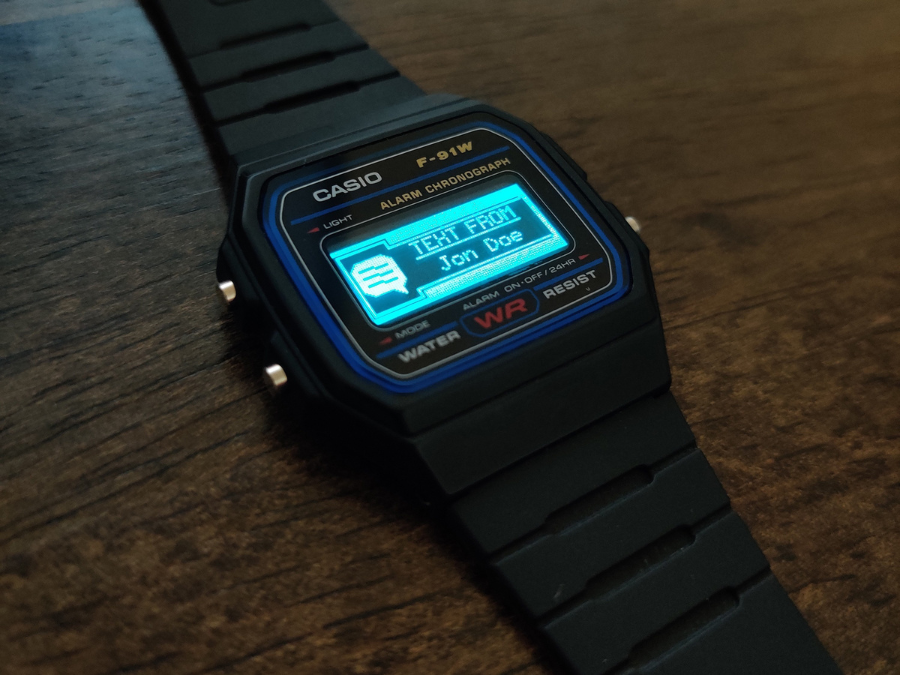 El Casio F91W se convierte en un smartwatch con Bluetooth gracias al  proyecto GitLab -  News