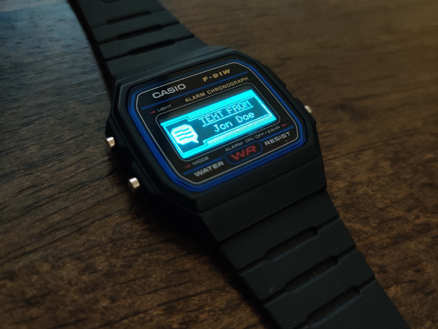 Casio F91W-1 - Reloj deportivo digital con correa de resina clásica