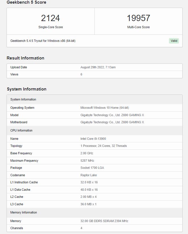 (Fuente: Geekbench)