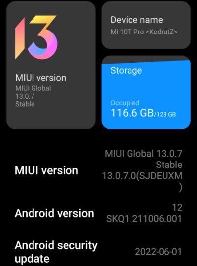 10t pro miui 13