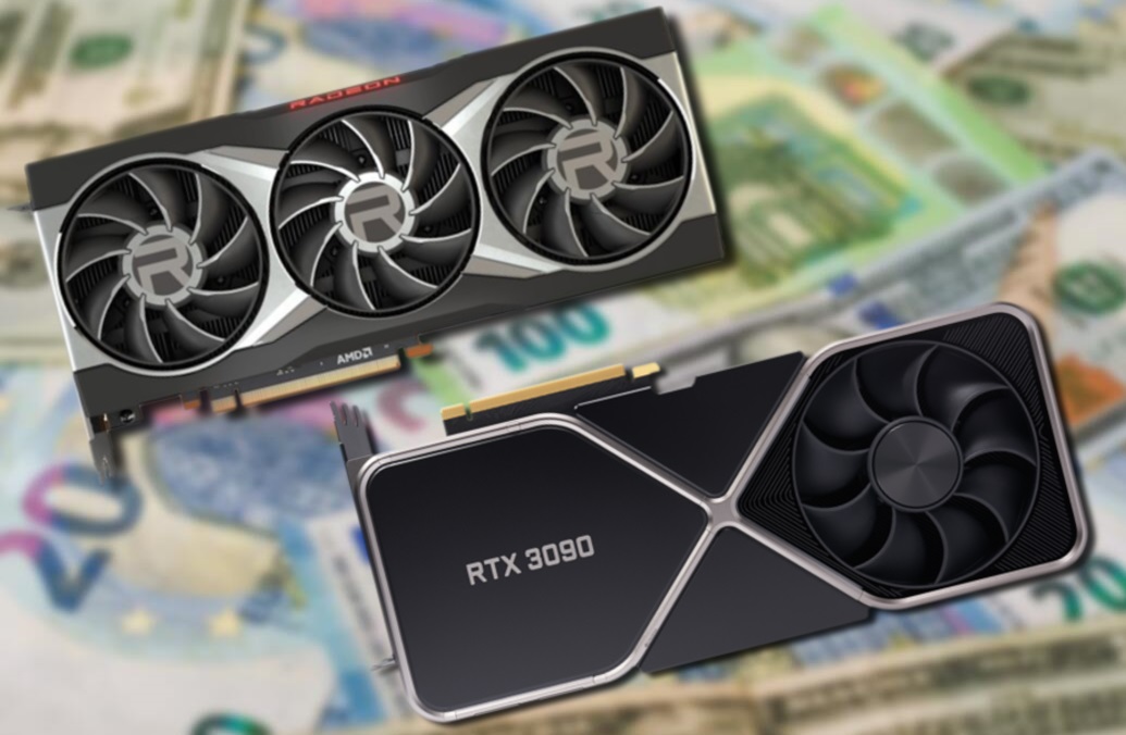 Los precios medios de las tarjetas AMD Radeon RX 6000 y Nvidia