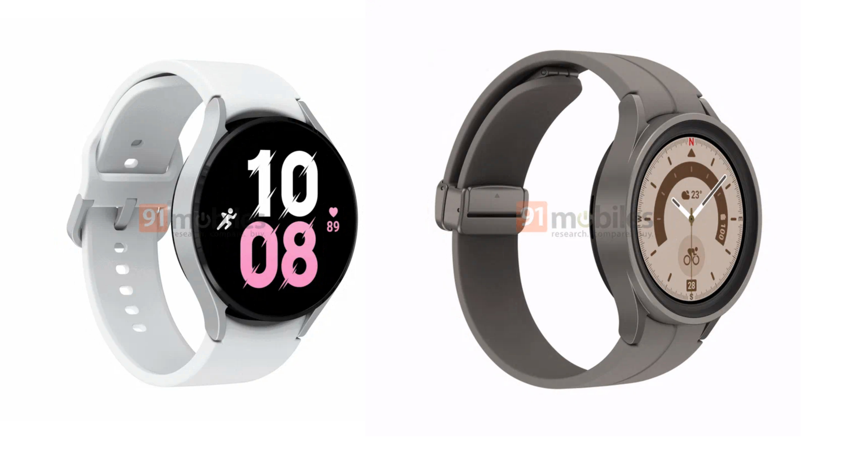 Samsung Galaxy Watch5 y Galaxy Watch5 Pro se filtran los precios en