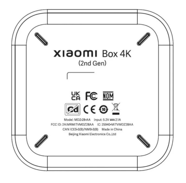 La segunda generación de la Xiaomi Box 4K se filtra en Internet