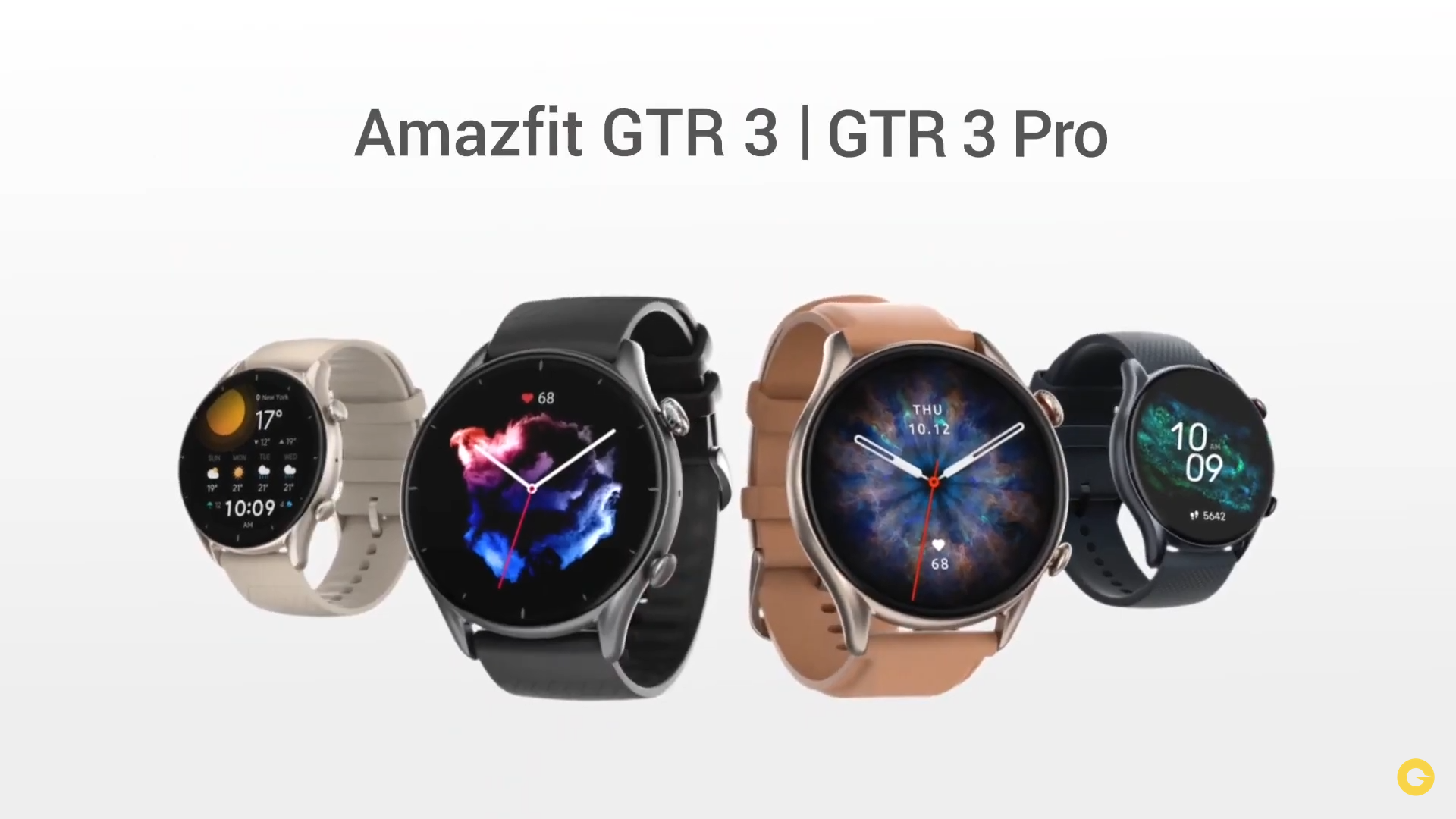 Nuevos Amazfit GTR 3, GTR 3 Pro, GTS 3: los smartwatches de la