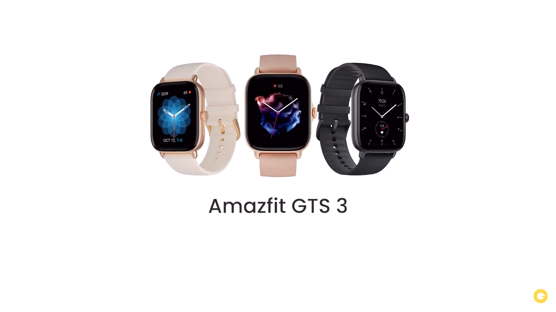 El GTS 3 es el último smartwatch de cara cuadrada de Amazfit