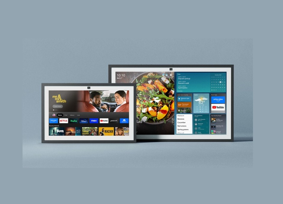 Télécommande Vocale De Remplacement Pour Echo Show 15 Et Echo Show 21 – Compatible Aussi Avec Fire TV Stick (appairage Facile, Piles AAA)