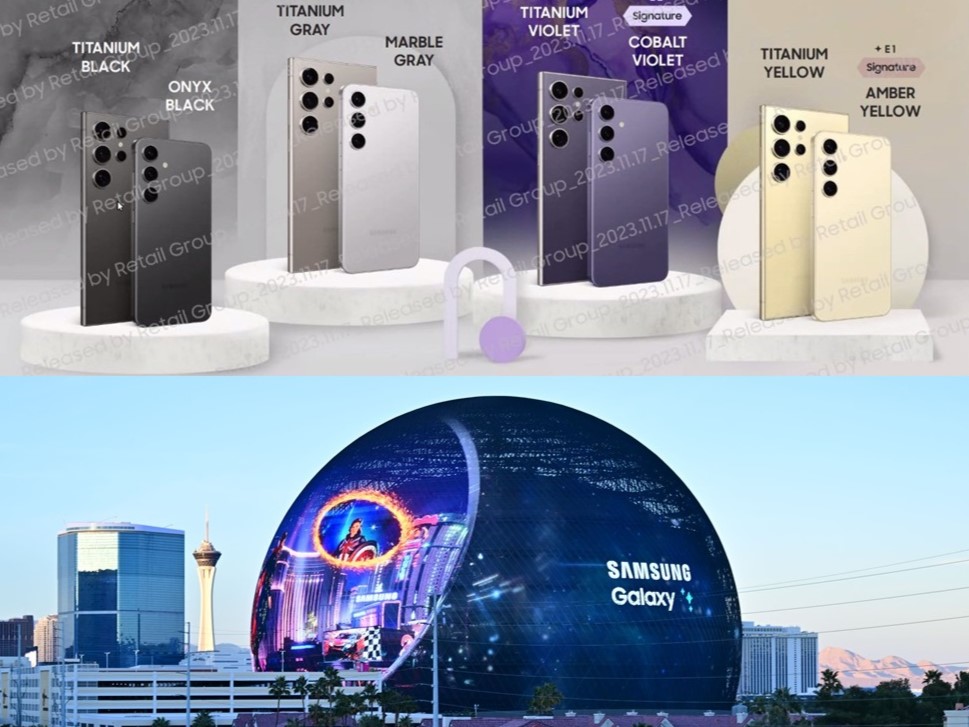 Samsung Galaxy S24, S24+, S24 Ultra: Las diapositivas de marketing filtran  nuevas características, mientras que la Esfera de Las Vegas muestra  impresionantes teasers -  News