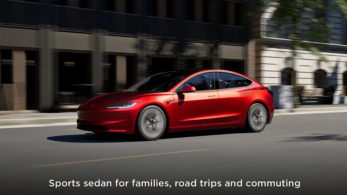 Tesla lista el Model 3 Highland en su web de EE.UU. con la cámara para el  parachoques delantero de Cybertruck -  News