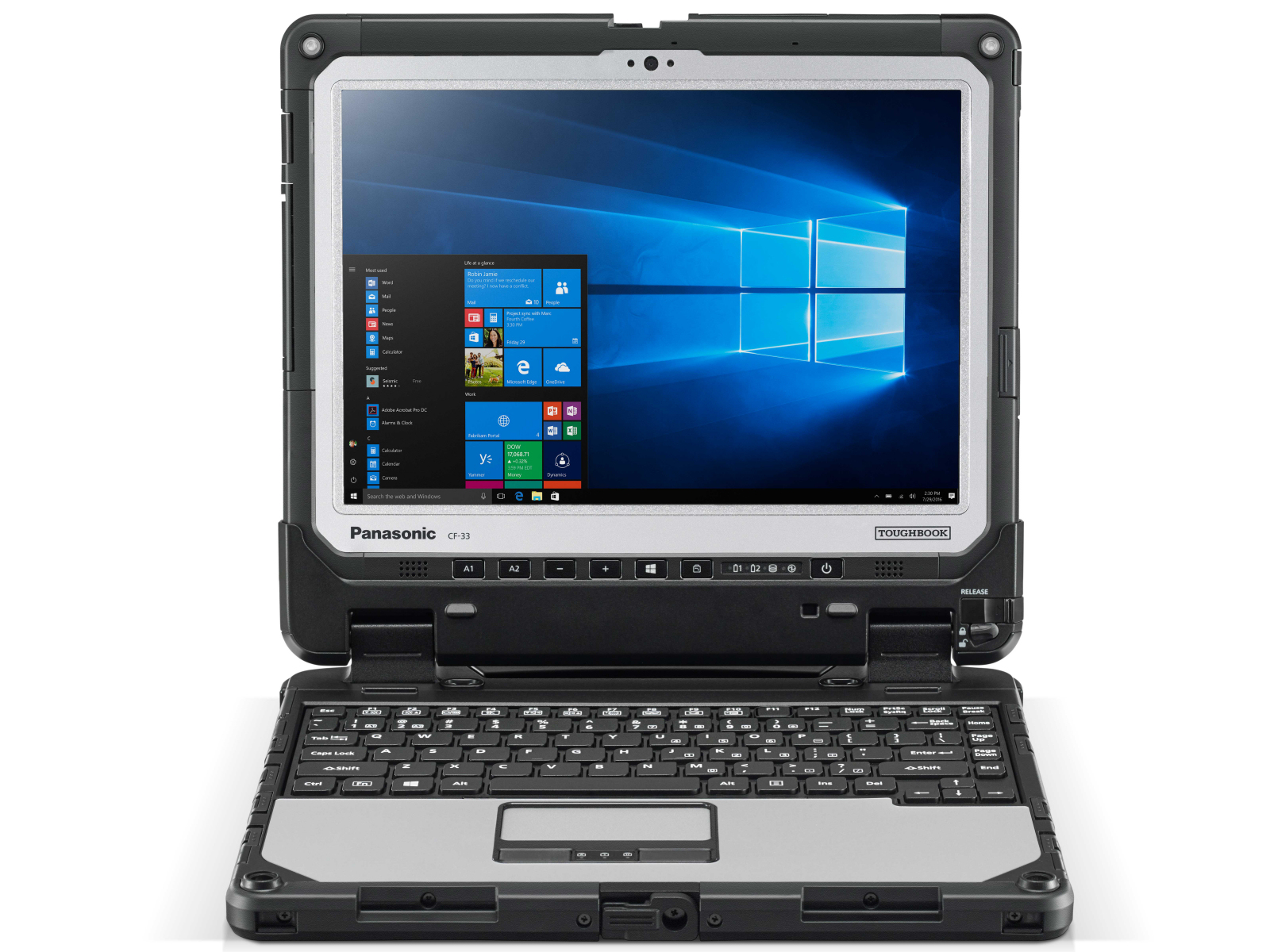 Breve análisis del convertible Panasonic Toughbook CF-33 (i5-7200U, QHD