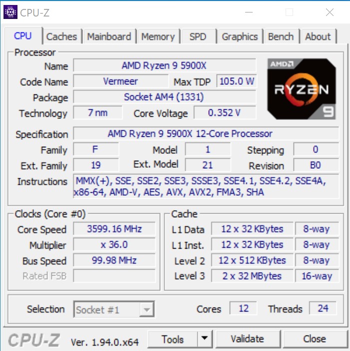 AMD Ryzen 7 5800X 3.8GHz Socket-AM4 Desktop OEM CPU 100-000000063 - Star  Micro Inc