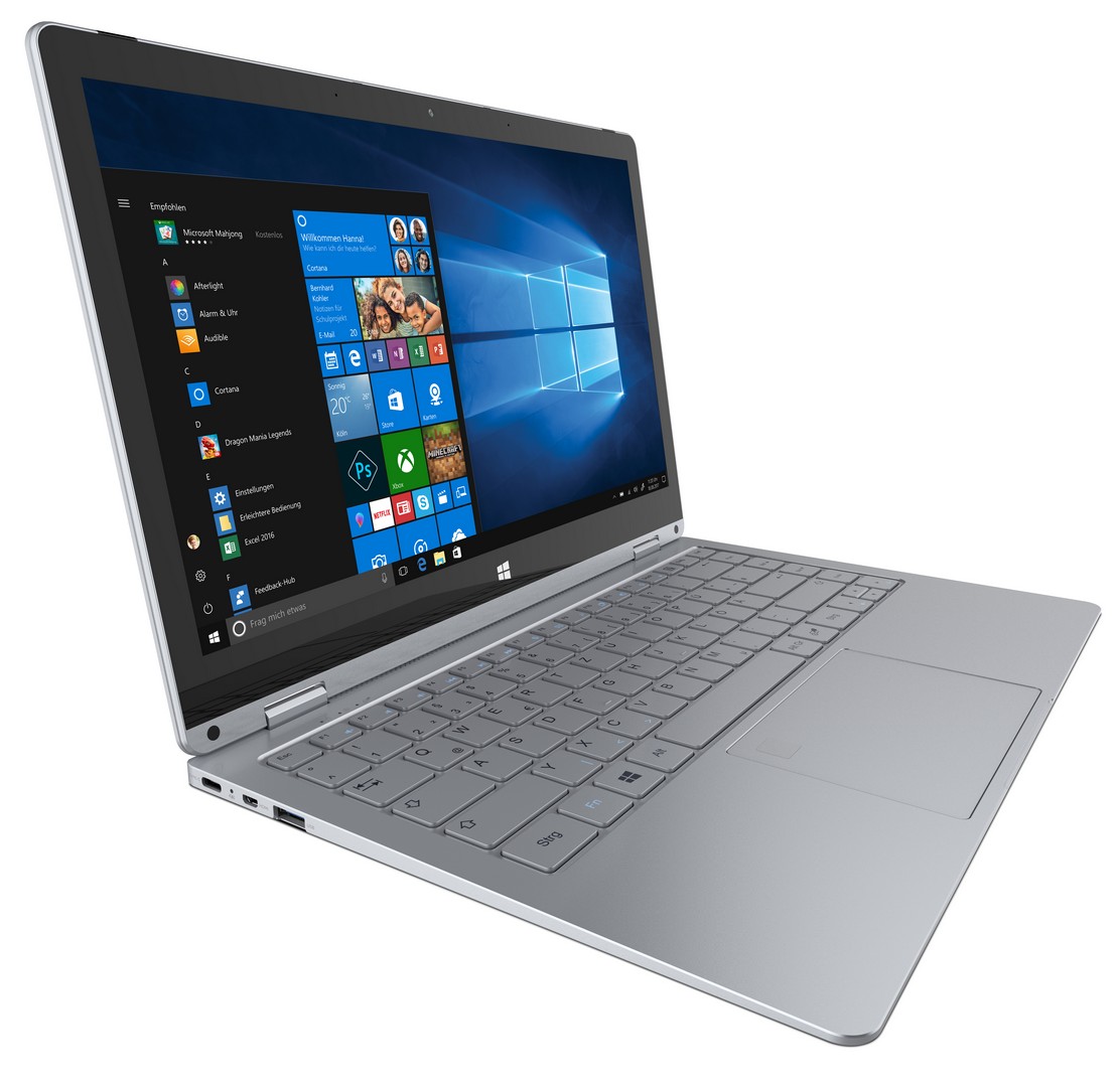 Slabo Cavo USB 3.1 Type-C Da 1m Per TrekStor Primebook C11/C13 - Ricarica E Sincronizzazione Dati Fino A 10 Gbit/s (Nero)