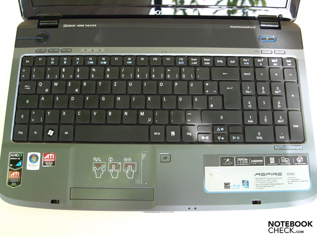 aleación Predecesor Baya Análisis Acer Aspire 5536G - Notebookcheck.org