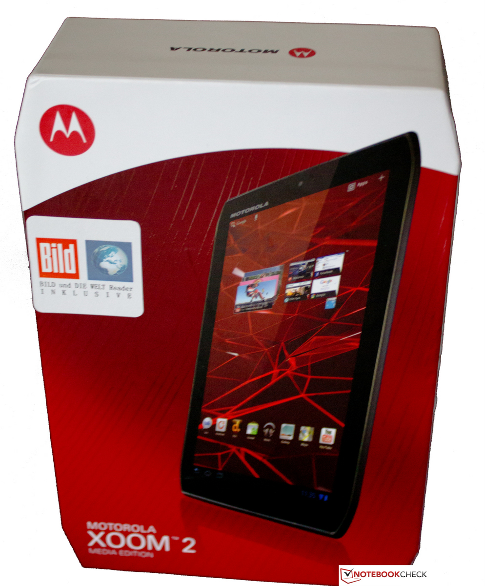 Tablets Motorola Xoom 2 posan para un retrato