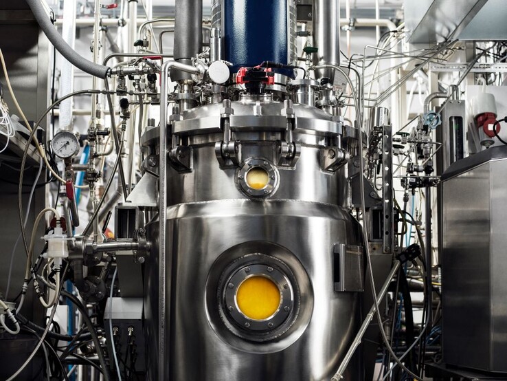 Solar Foods cultiva la proteína Solein dentro de un biorreactor en la Fábrica 01 de Finlandia. (Fuente: Solar Foods)