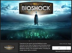 BioShock: The Collection gratis a través de Epic Games Store (Fuente: Propia)