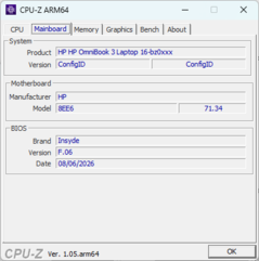 Placa base de CPU-Z