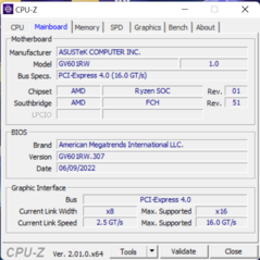 Placa base CPU-Z