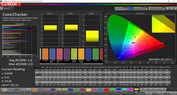 ColorChecker (Perfil: Cine, espacio de color de destino: DCI-P3)