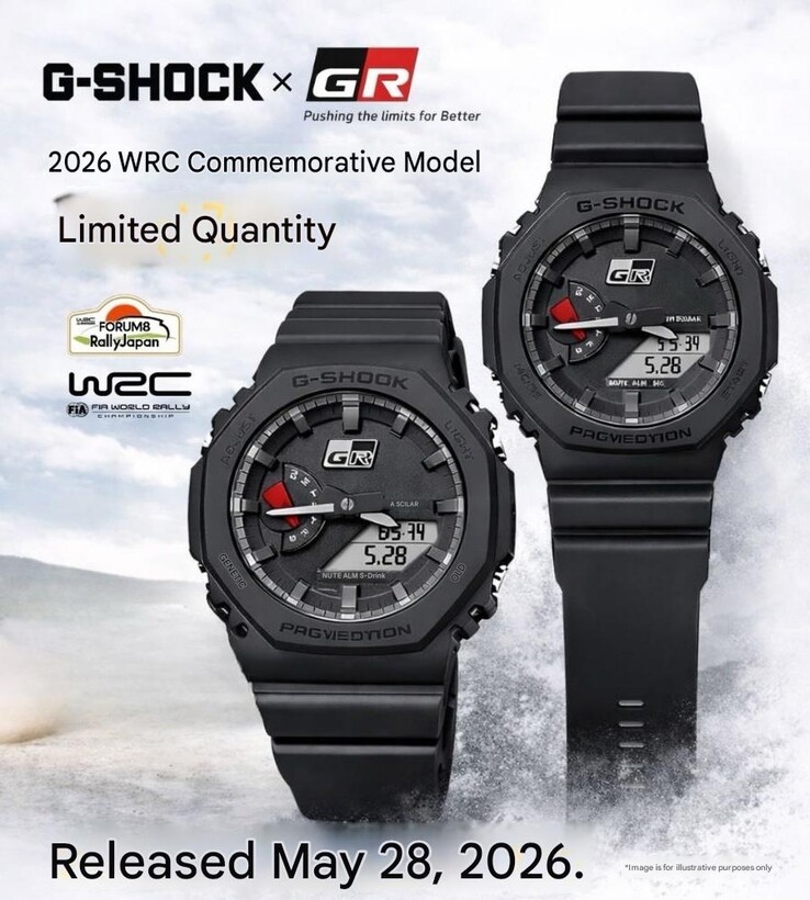 Un cartel para el reloj Casio G-Shock x GR GA-2100 (traducción automática)