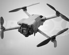 Una imagen de la DJI Mini 5 Pro de un aparente beta tester de DJI. (Fuente de la imagen: vía Drone-Hacks &amp; Jasper Ellens)