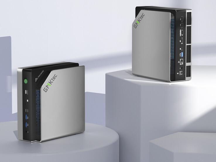 El diseño del mini PC (Fuente de la imagen: GMKtec)