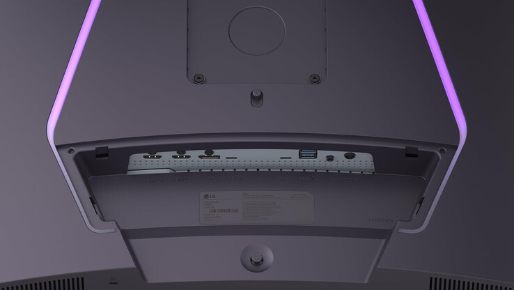 El LG UltraGear 37G800A también contiene un soporte ajustable y un soporte VESA de 100 x 100 mm para soportes de terceros o montaje en pared. (Fuente de la imagen: LG)