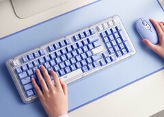 El nuevo teclado mecánico de Logitech también está disponible en azul (Fuente de la imagen: Logitech)