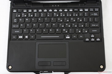 El teclado tiene una retroiluminación RGB de una sola zona. Todas las teclas y símbolos se iluminan cuando la retroiluminación está activa