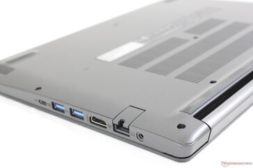 El puerto integrado RJ-45 es poco común para un subnotebook