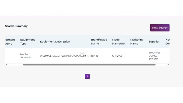El Find N6 listado en IMDA. (Fuente de la imagen: TheTechOutlook)