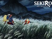 Una captura de pantalla del tráiler «La batalla de los campos de hierba plateada» de Sekiro: No Defeat
