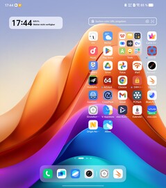Vivo X Fold5: Pantalla de inicio de Origin OS