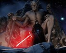 Imagen del mod Sables láser (Magicka Sabers). (Fuente de la imagen: SkyrimRenKylo - Nexus Mods)