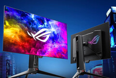 El ROG Swift OLED PG27AQDP sustituirá al PG27AQDM, en la imagen. (Fuente de la imagen: ASUS)