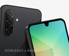 El Galaxy A26 luce un diseño familiar. (Fuente de la imagen: Android Headlines &amp; @OnLeaks)