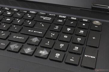 Teclas de flecha y teclado numérico grandes