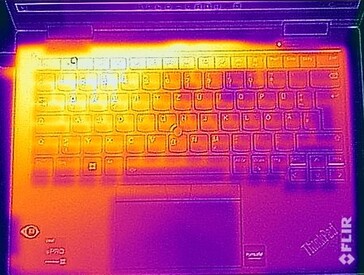 Prueba de esfuerzo de temperaturas superficiales (arriba)