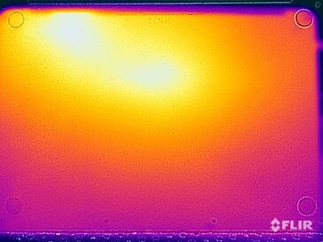 Prueba de esfuerzo de temperaturas superficiales (abajo)