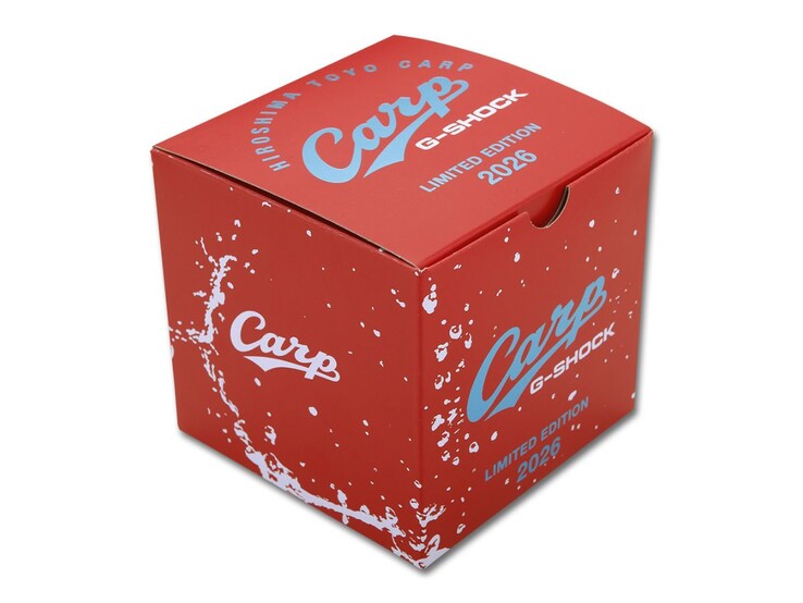 El 2026 Casio G-Shock x Hiroshima Toyo Carp GA-2100X. (Fuente de la imagen: tienda Hiroshima Toyo Carp)