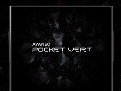 El Pocket Vert vendrá con una pantalla LCD de 3,5 pulgadas. En la imagen: un teaser del dispositivo portátil para juegos. (Fuente de la imagen: Ayaneo - editado)