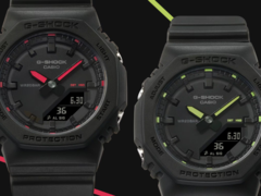 Casio ha puesto a la venta en Europa los relojes G-Shock GMA-P2100SA-1A1 y GMA-P2100SA-1A2 (en la imagen). (Fuente de la imagen: Casio)
