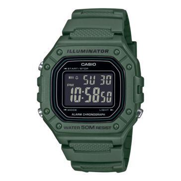 El reloj Casio W-218H-3BV. (Fuente de la imagen: Casio)